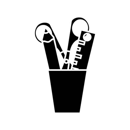 office tools holder iconのイラスト素材