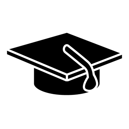 graduate iconのイラスト素材