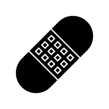 medical patch iconのイラスト素材