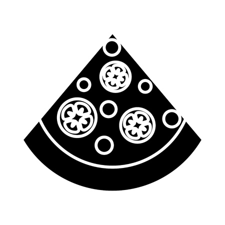 slice of pizza iconのイラスト素材
