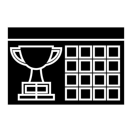 cup competition planner iconのイラスト素材