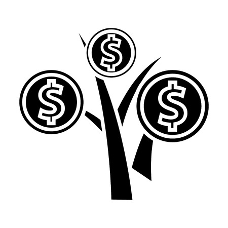 dollar tree iconのイラスト素材