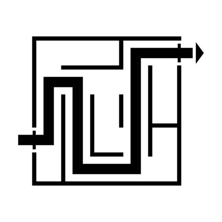 maze iconのイラスト素材