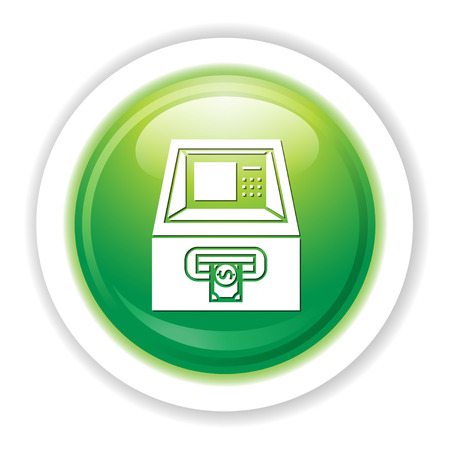 ATM money iconのイラスト素材