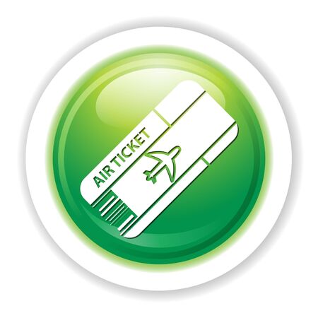 air ticket iconのイラスト素材