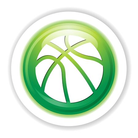 basketball iconのイラスト素材