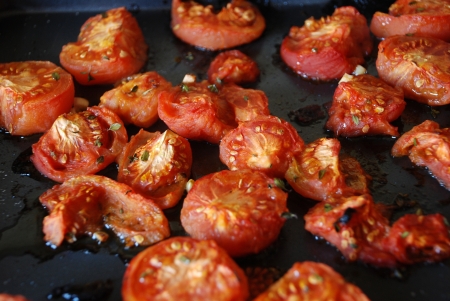 Roasted tomatoesの写真素材