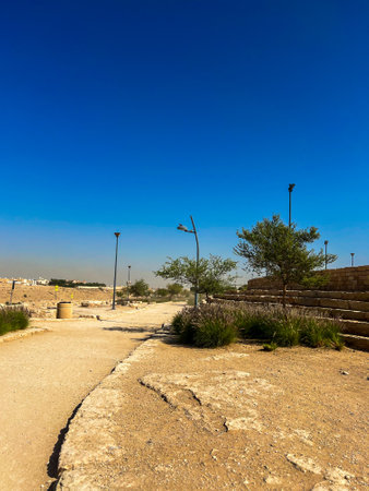 Ruins of the ancient city of Caesarea, Israel.