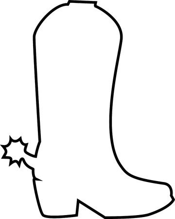 Cowboy Bootのイラスト素材