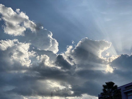 Cloudscape has been developing in gorgeous form. The sky is filled with beautiful clouds.