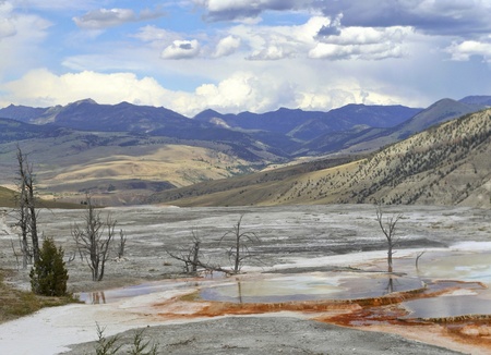 Yellowstone. Fantastic view.の写真素材