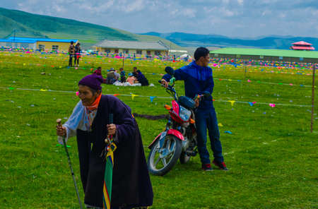 seniors on the praireのeditorial素材