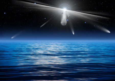 Exploding Star Debrisの写真素材