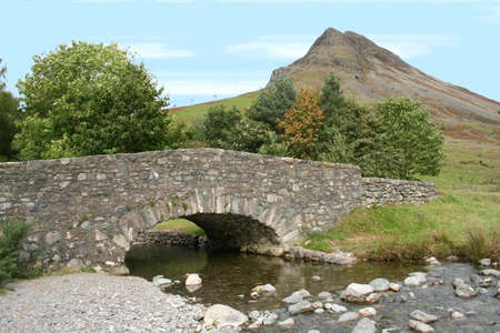Yewbarrow and Bridgeの写真素材