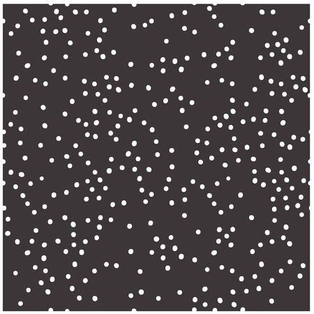 Vector seamless pattern with white dots.のイラスト素材