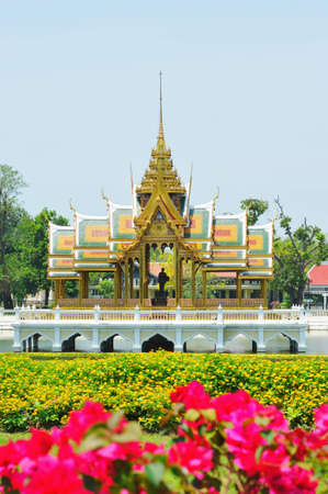 Landscape of Bang pa-in palaceの写真素材