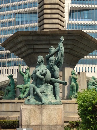 korean parkの写真素材