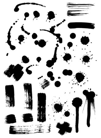Collection Of Ink. illustrationのイラスト素材