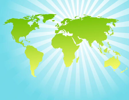 Background with world map.  illustrationのイラスト素材