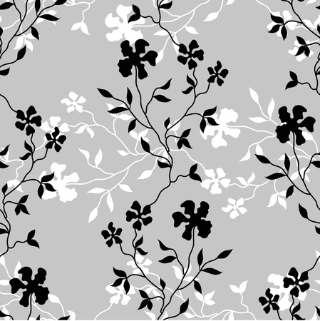 Seamless floral background.  illustrationのイラスト素材