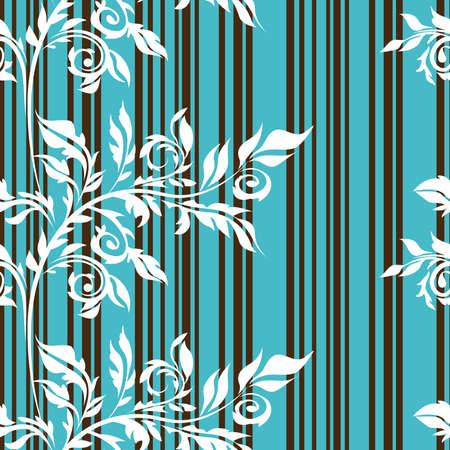 Seamless floral backgroundのイラスト素材