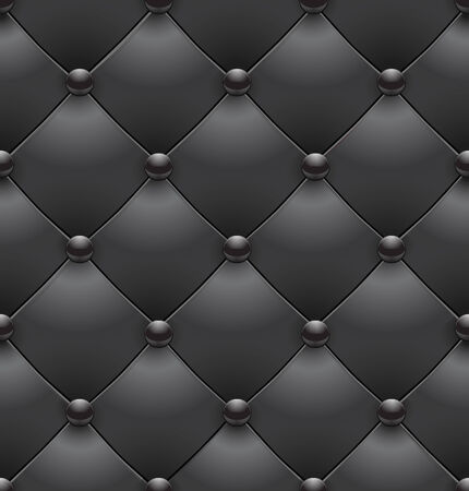 Black royal upholstery seamless background.のイラスト素材