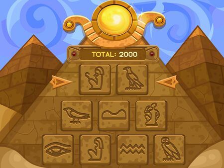 Bonus game. Vector illustrationのイラスト素材