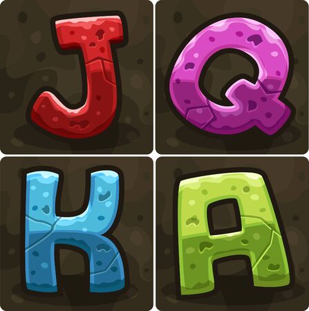 Symbols for slots game.のイラスト素材