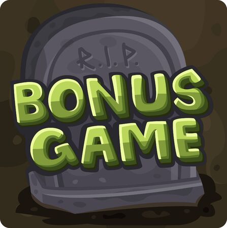 Bonus game symbol for slots game.のイラスト素材