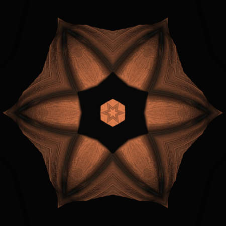 Unique modern design 3d ornate ornamental texture details on black background