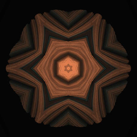 Unique modern design 3d ornate ornamental texture details on black background