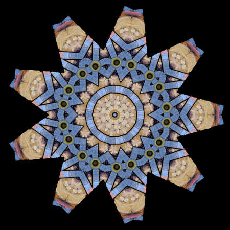 Abstract kaleidoscope background. Beautiful multicolor kaleidoscope texture. Unique kaleidoscope...