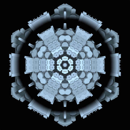 Abstract Computer generated Fractal design. A fractal is a never-ending pattern. Fractals are...