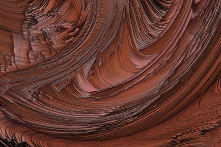 Abstract background. Orange - brown palette. Raster fractal graphics.