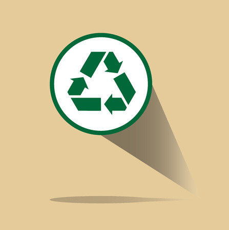 Recycle design illustrationのイラスト素材