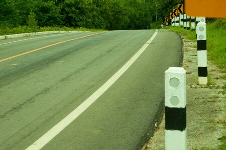 Bike lane on rural roadsのeditorial素材