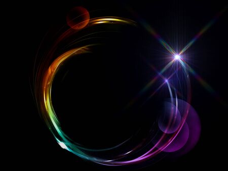 Colorful purple bokeh abstract background.の写真素材