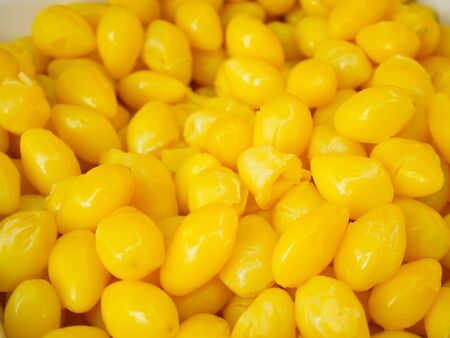 Ginkgo seeds sold in the marketの写真素材