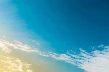 Beautiful sky with clouds for backgroundsの写真素材