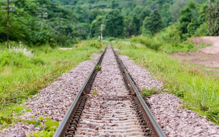 Railway in the north of Thailand