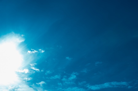 Beautiful sky with clouds for backgroundsの写真素材