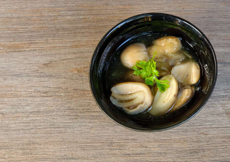 mushrooms soup.thai food.の写真素材