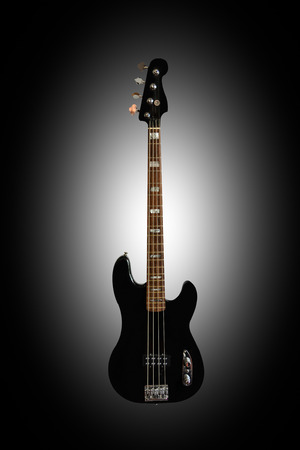 Vintage Electric Bass guitarの写真素材