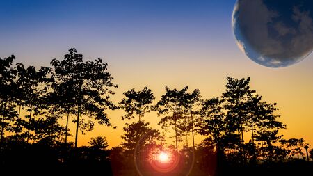 Image of earth planet.の写真素材