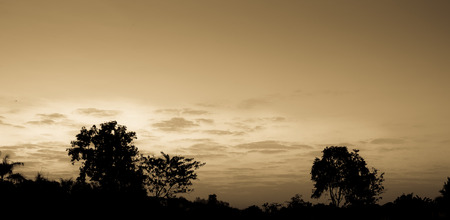 Sunrise.vintage toneの写真素材