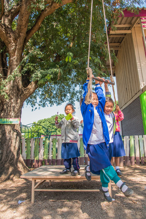 Amphoe Li Lamphon, THAILAND - January  2015: Activities, learning and teaching for  students In rural thailand , January  27, 2015.のeditorial素材