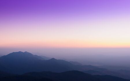 Landscape on Doi Intanon National Park,Chiang mai Thailandの写真素材