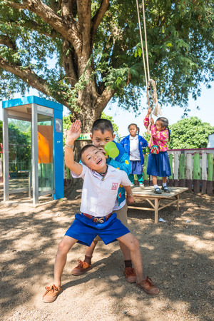 Amphoe Li Lamphon, THAILAND - January  2015: Activities, learning and teaching for  students In rural thailand , January  27, 2015.のeditorial素材
