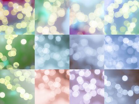 All abstract colorful  bokeh , Christmas and new year theme .の写真素材