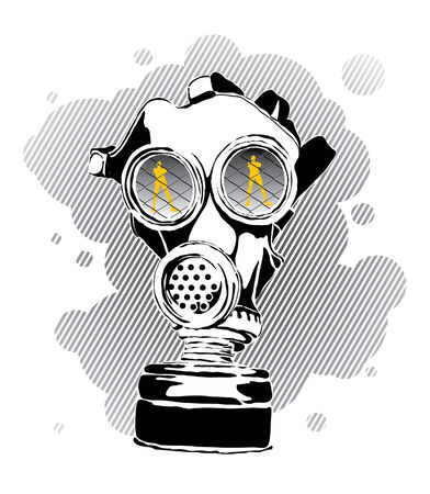 Gas maskのイラスト素材